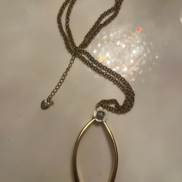 Betsey Johnson Dream Of Betsey Large  Wishbone Pendant DB10 - Picture 2 of 5